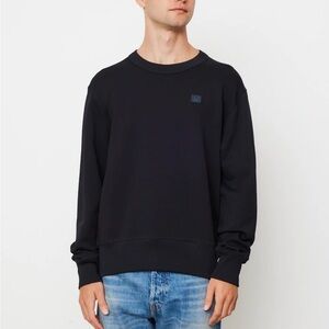 Acne Crewneck Sweatshirt in Black